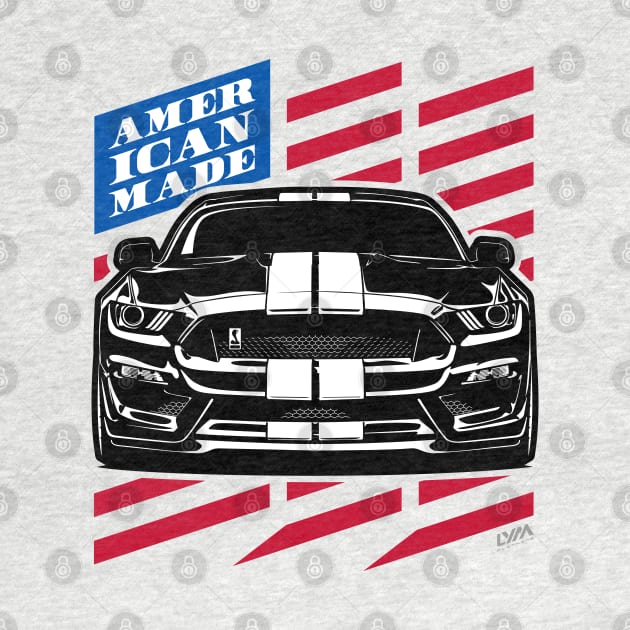 Mustang GT350 American Flag American Made by LYM Clothing